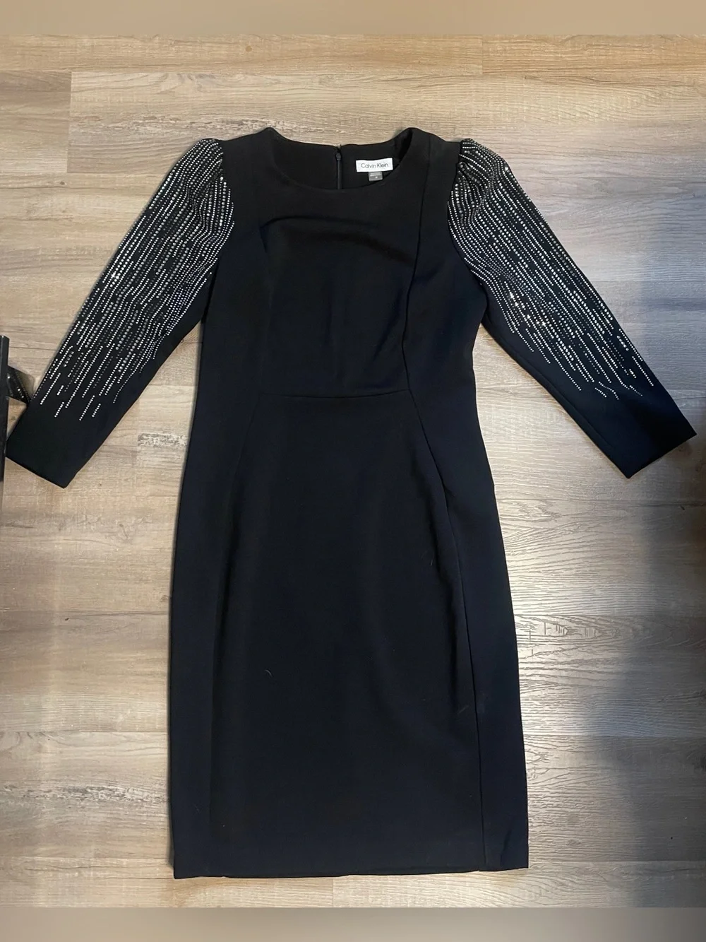 Calvin Klein Rhinestone Dress Size 10 - Picture 1 of 5